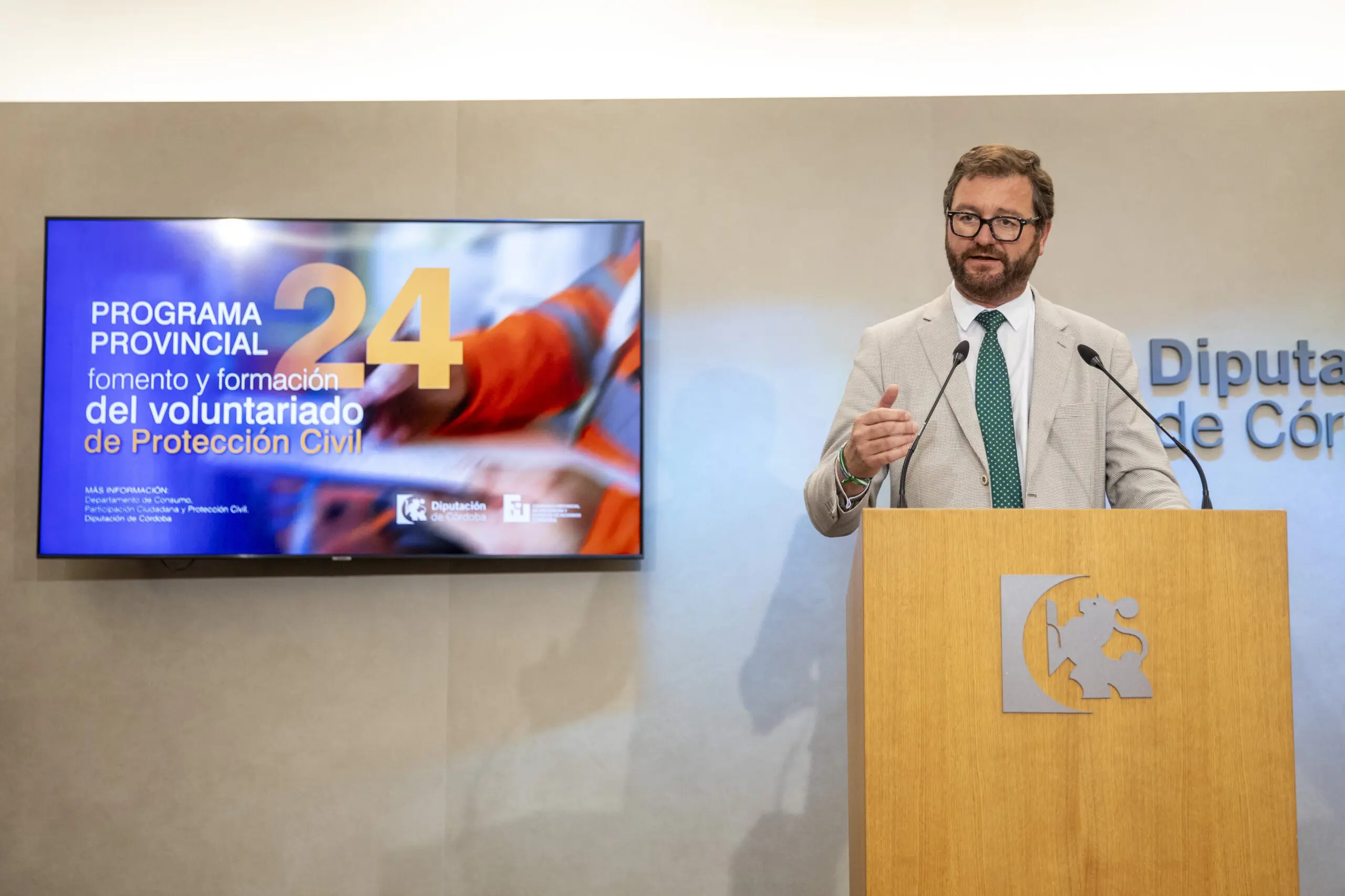 El Programa de Fomento y Formación del Voluntariado de Protección Civil de la Diputación contará en 2024 con once actividades formativas